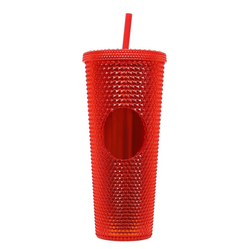 Gjenbrukbar Kopp med Sugerør 710ml