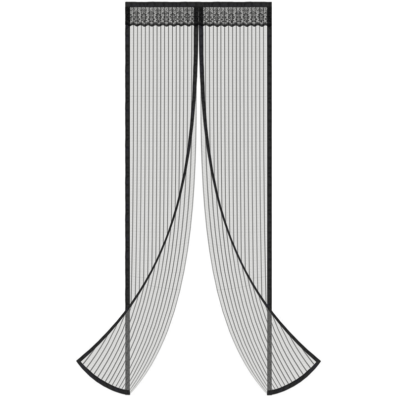 Magnetisk Myggnett for Dør med Automatisk Lukking | Insektnett med Magnetlås – Myggbeskyttelse for Terrasse, Balkong & Entré (Flere Størrelser)