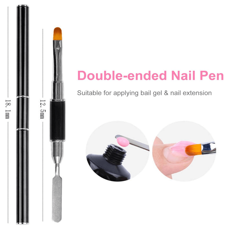 Neglforlengelsesett med UV-lampe