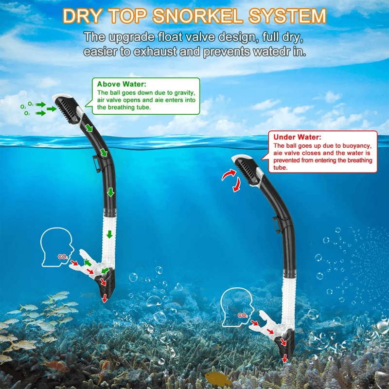 Profesjonell Dykke Snorkel