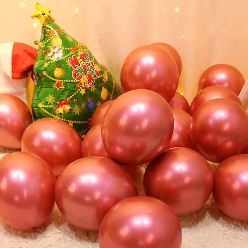 God Jul Ballonger i Flere Farger - Latexballonger Festballonger