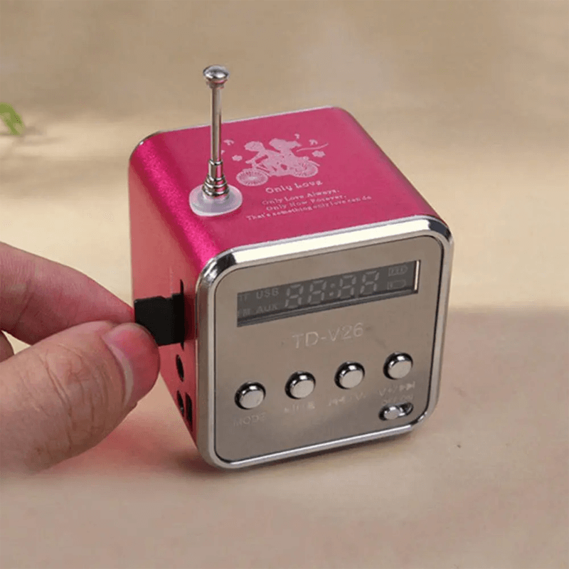 Mini Radio Bluetooth-høyttaler