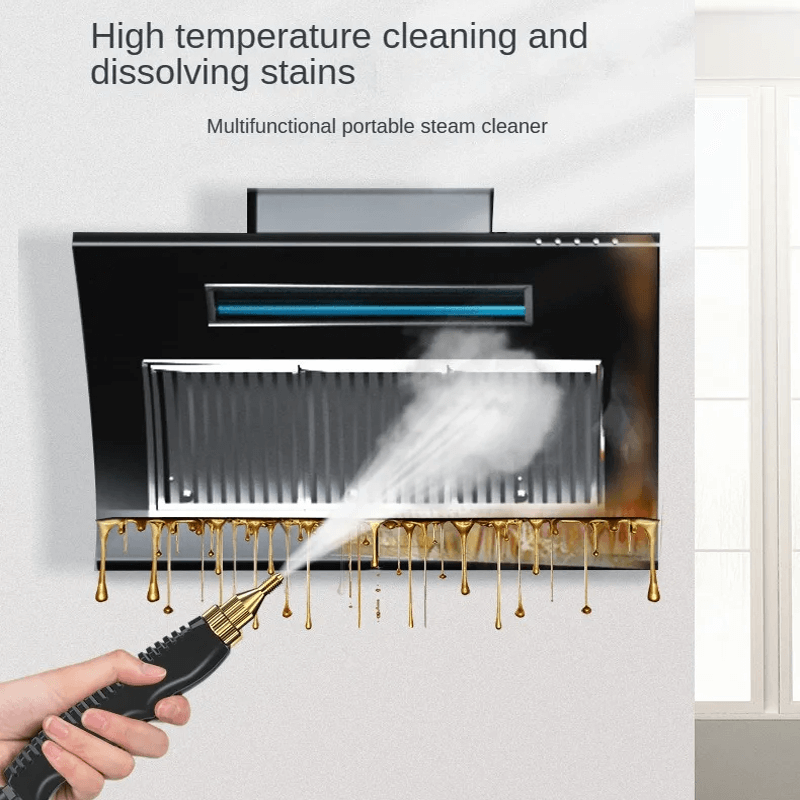 NordVatten - Bærbar damprenser, økologisk, miljøvennlig, 3 bar, 2500W, bakteriedrepende - Kraftigst på markedet for hjemmebruk