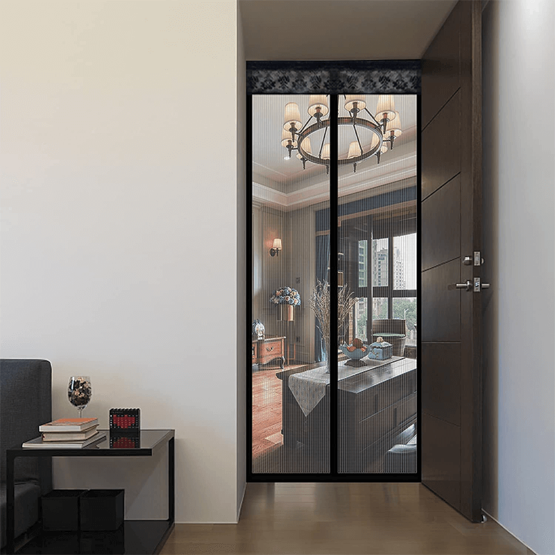 Magnetisk Myggnett for Dør med Automatisk Lukking | Insektnett med Magnetlås – Myggbeskyttelse for Terrasse, Balkong & Entré (Flere Størrelser)