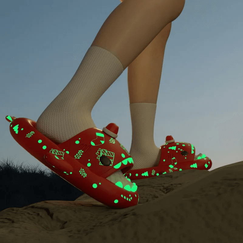 Behagelige Lysende EVA Hai Slides