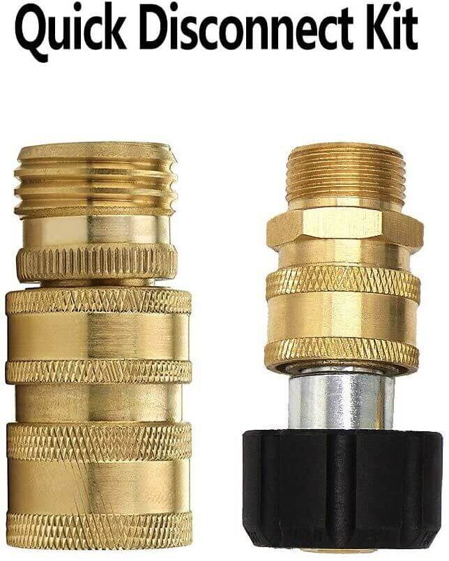 8-pakk universelt høytrykksvaskeradaptersett