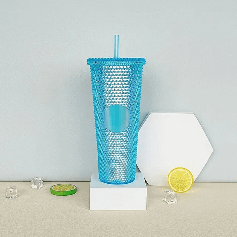 Gjenbrukbar Kopp med Sugerør 710ml