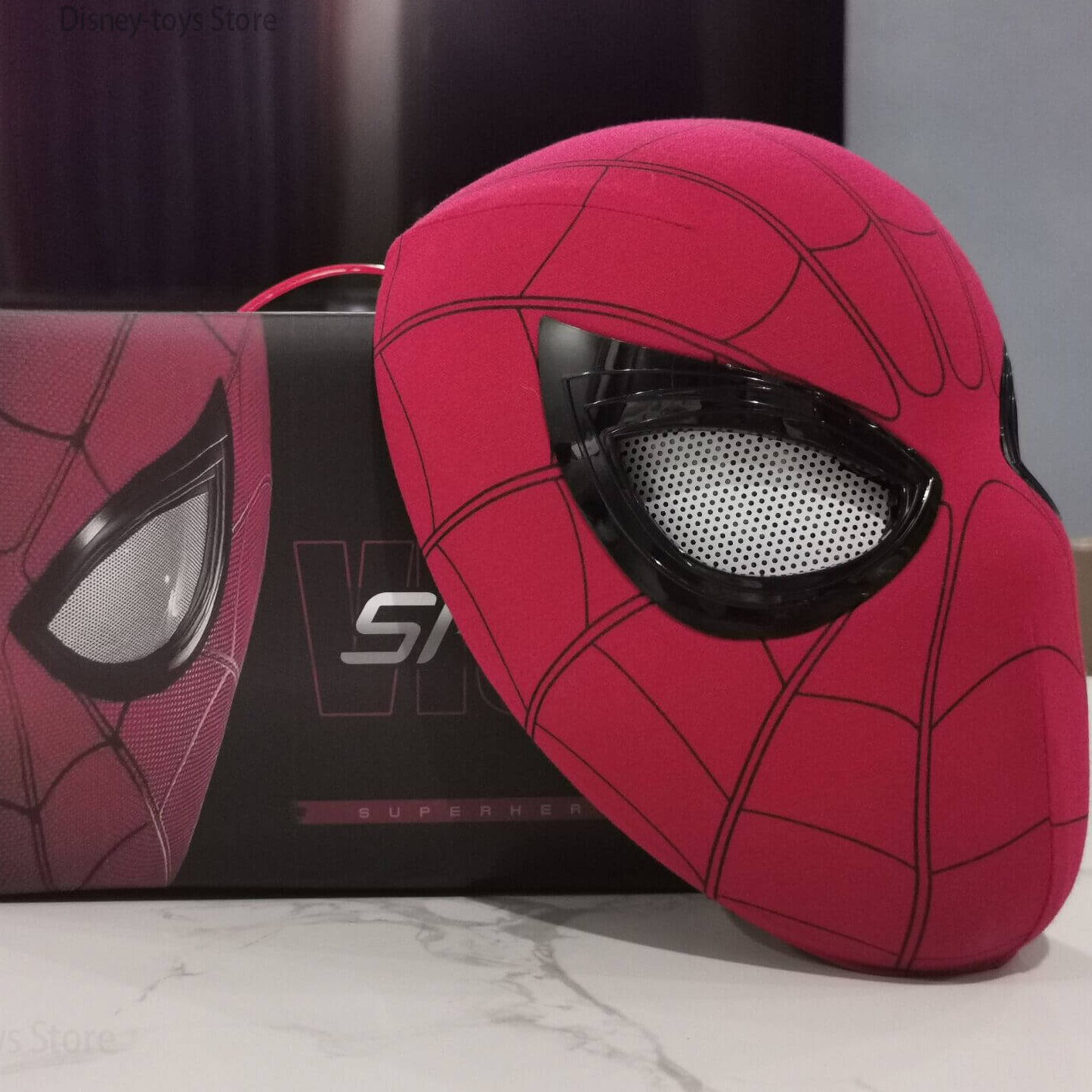 Spiderman Maske med Bevegelige Øyne
