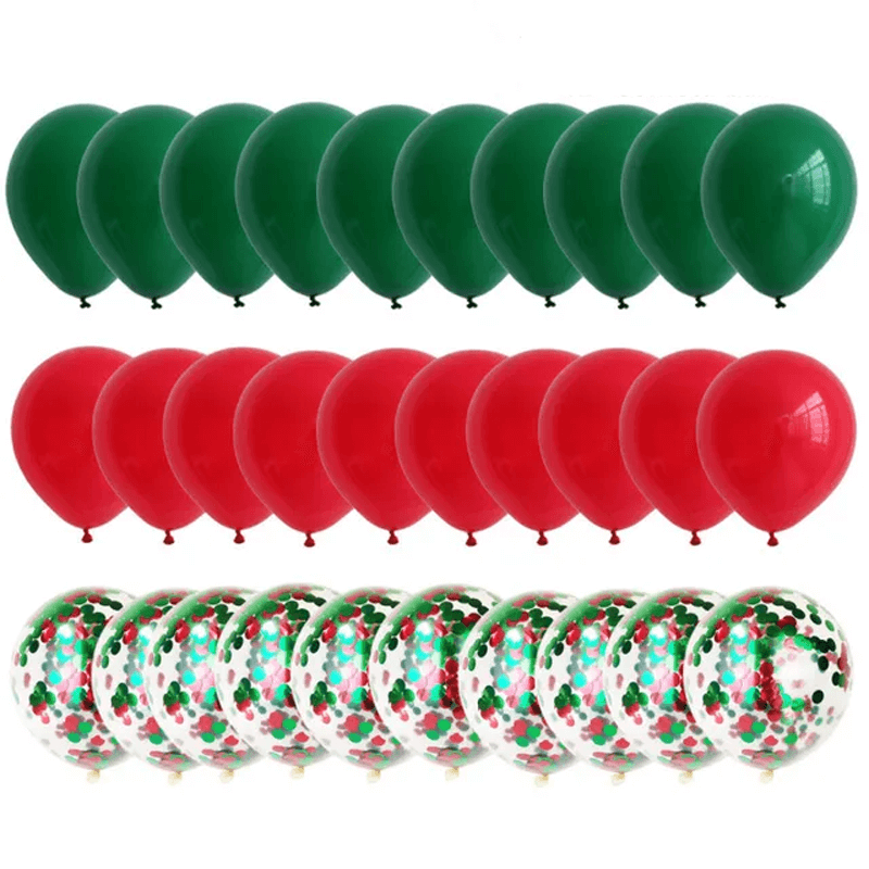 God Jul Ballonger i Flere Farger - Latexballonger Festballonger
