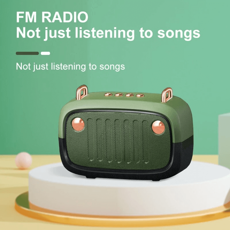 Bærbar Høyttaler i Retrostil