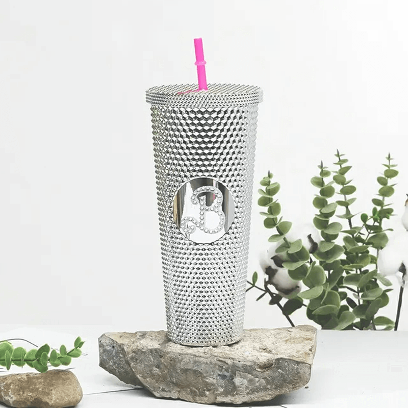 Gjenbrukbar Kopp med Sugerør 710ml