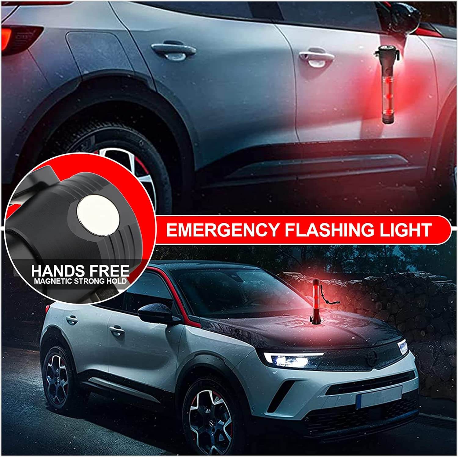 9 i 1 Nød Solar Lommelykt