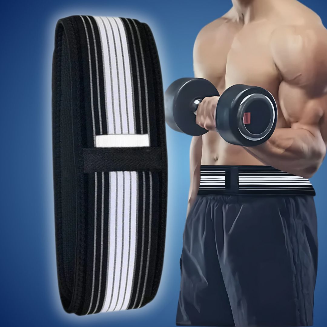 BackGuard Korsryggstøttebelte | Lindring av smerter i korsryggen - Justerbar passform for holdningskorrigering - Skadeforebygging - Aktiv bruk