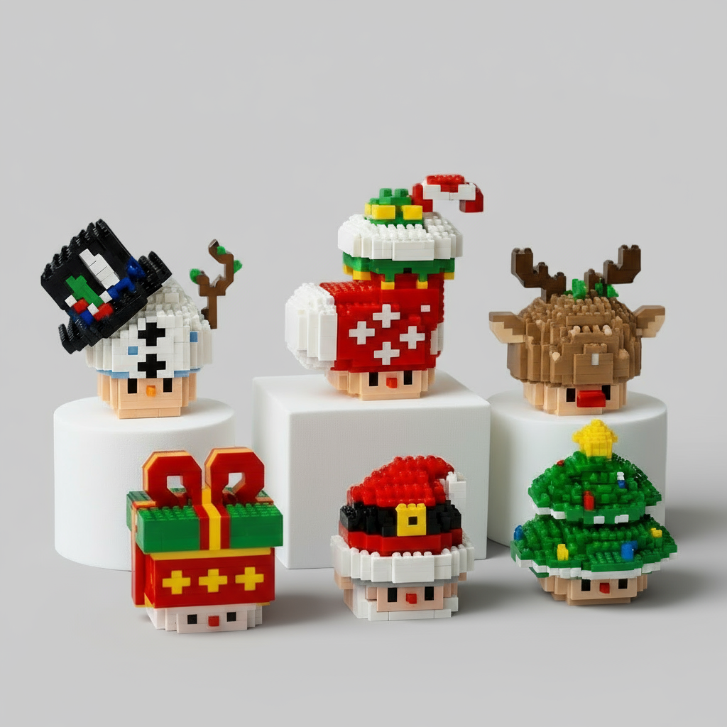 Julemini | byggeklosser