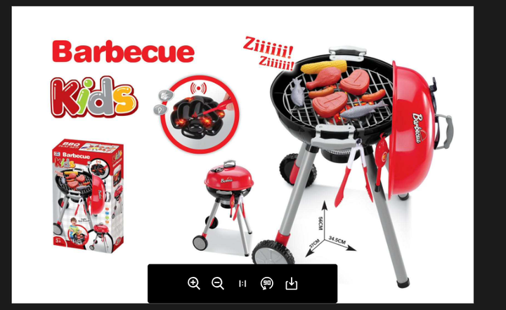 Elarve Kjøkken Leketøy Sett Interaktiv BBQ Grill Leketøy Sett for Barn