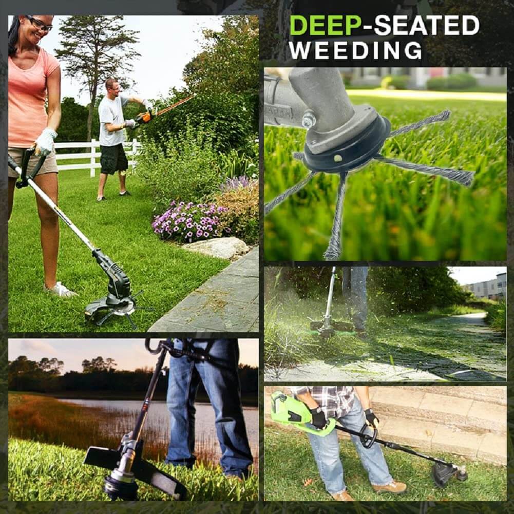 6 tommers metalltrådhode for elektrisk gresstrimmer