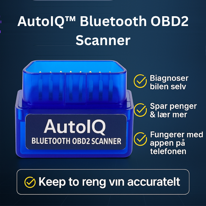 AutoIQ™ Bluetooth OBD2 Scanner