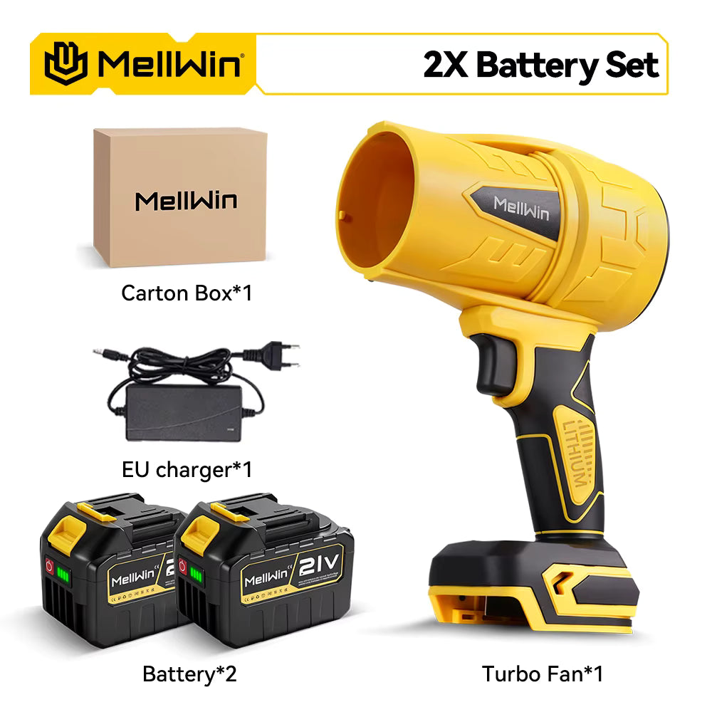 Mellwin™ Batteridrevet Luftblåser – Snø, Løv & Bil