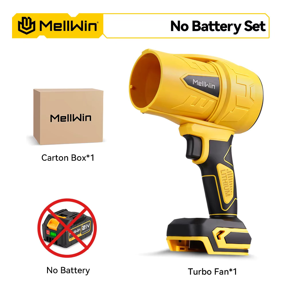 Mellwin™ Batteridrevet Luftblåser – Snø, Løv & Bil