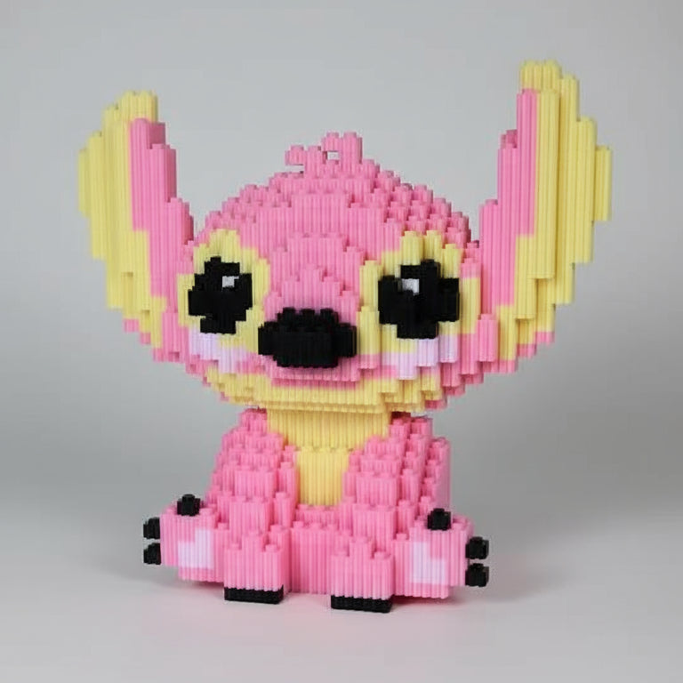 Sjenert rosa skapning | Byggeklosser