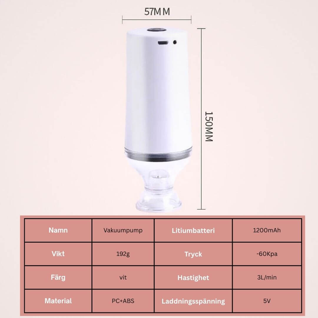 FreshSeal – Vakuumforpakningssett for lengre holdbarhet på maten