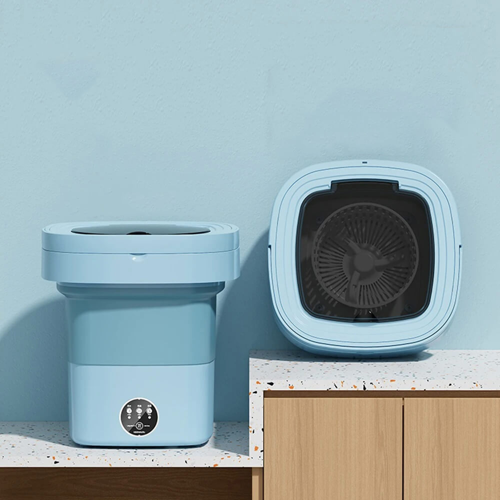 EcoWash - Effektiv & Sammenleggbar Mini Vaskemaskin