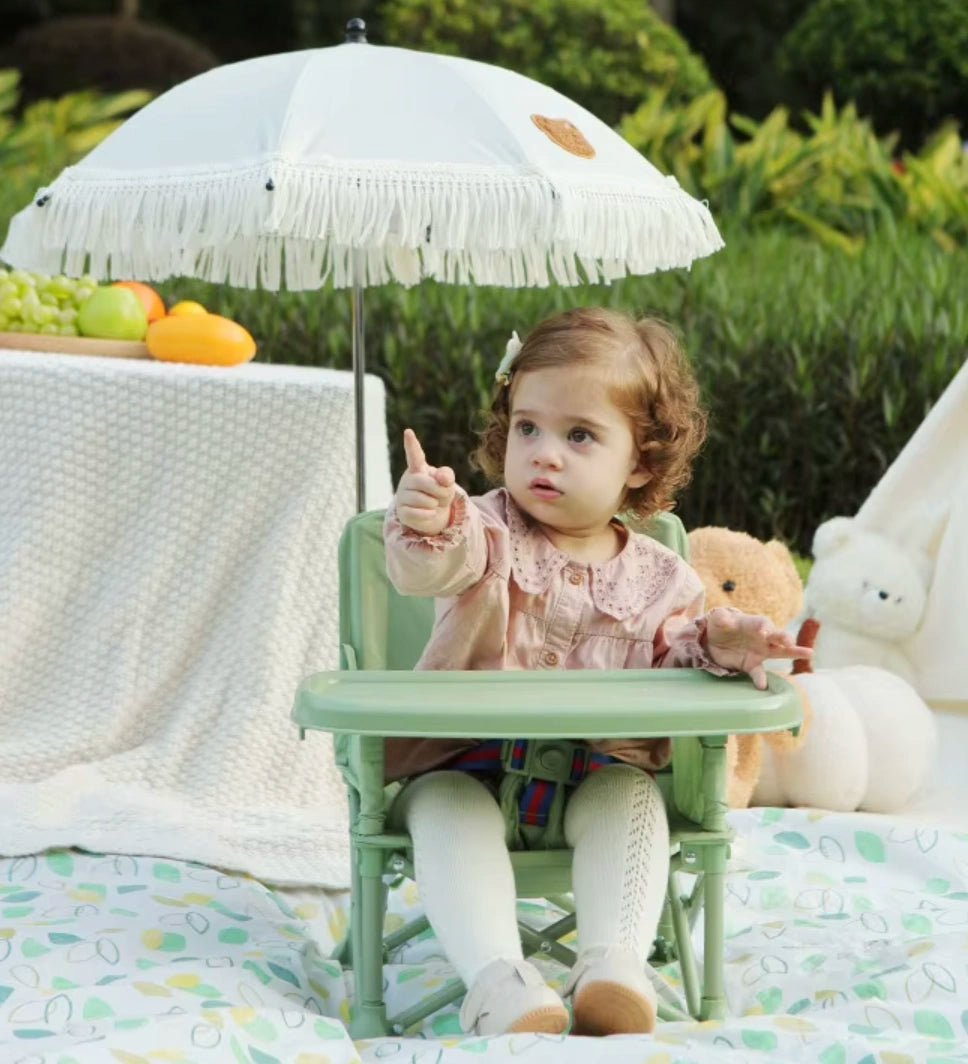 Sammenleggbar Barnestol: Kompakt & Bærbar