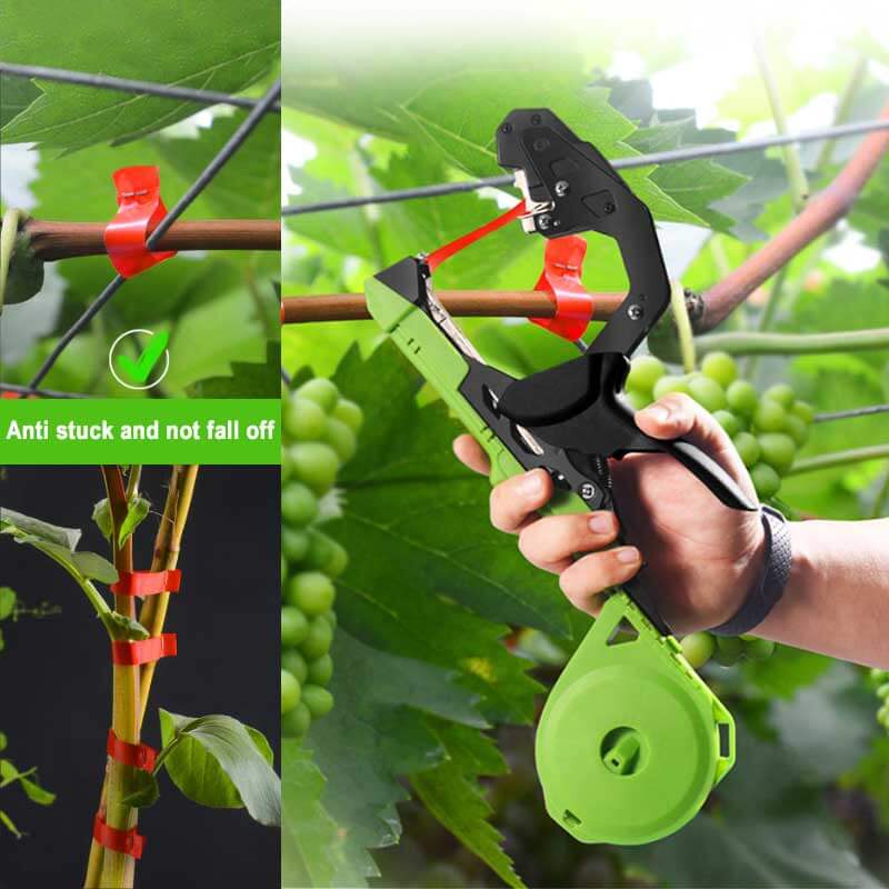 Profesjonell plantebindingsmaskin med 20 ruller teip