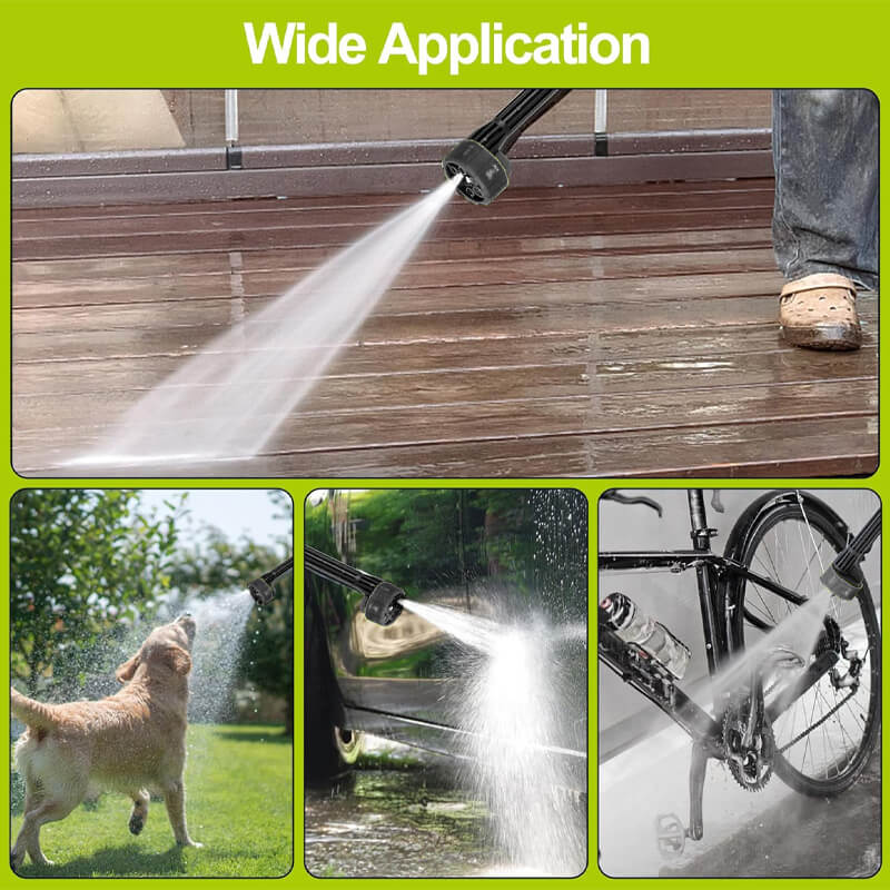 1200PSI Trådløs Høytrykksspyler Pro med 2 Batterier
