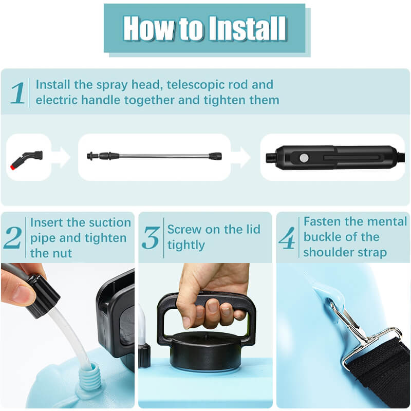 Batteridrevet Sprøyte