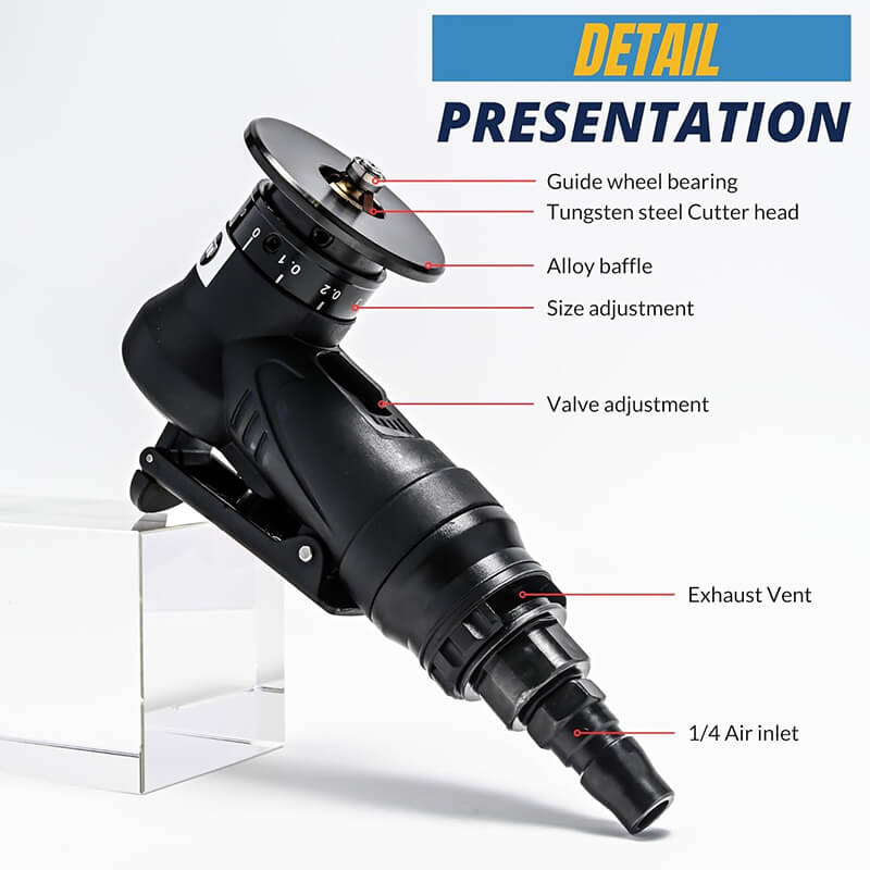 2-i-1 Mini Pneumatisk Fasverktøy