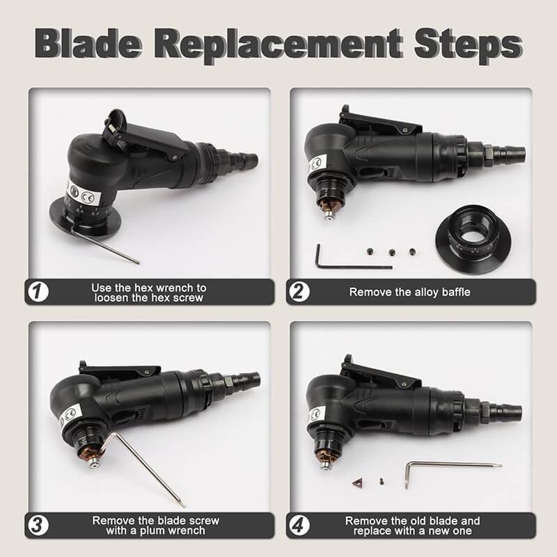 2-i-1 Mini Pneumatisk Fasverktøy