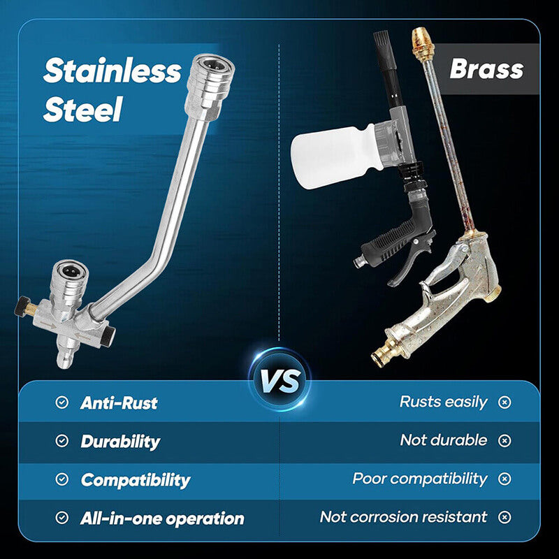 2 i 1 Skumkanon Trykkvaskerpistol