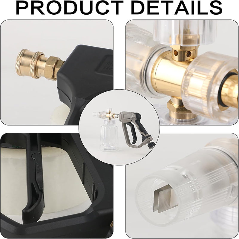 2 i 1 Skumkanon Trykkvaskerpistol