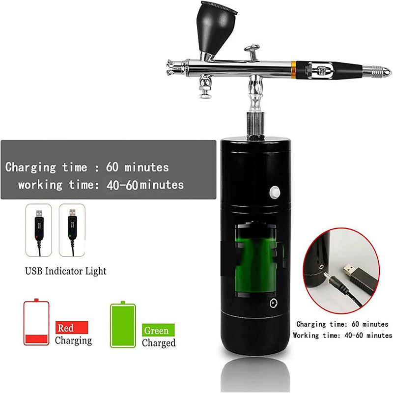 32PSI Kompressor Airbrush Sett