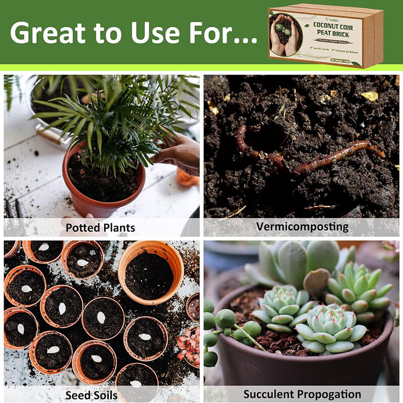 Premium økologiske kokosnøttfiberklosser