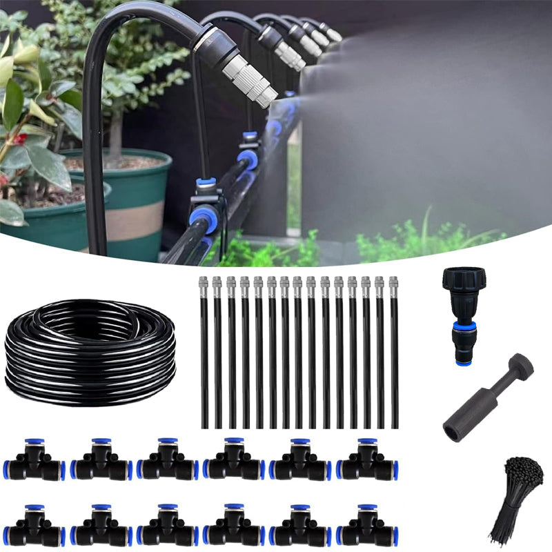 Dryppvanningssett med 360° fleksibel slange