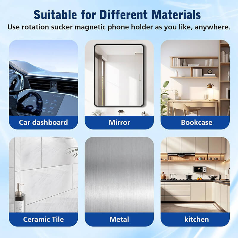 Elektrisk vakuum magnetisk biltelefonholder