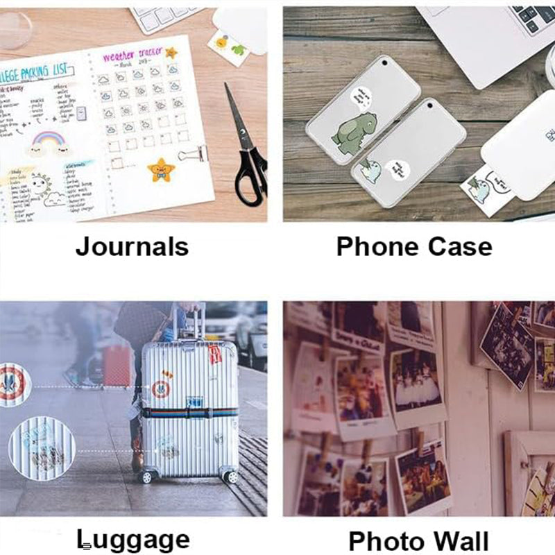 Blekkfri Mini Fotoskriver med AR-skanner