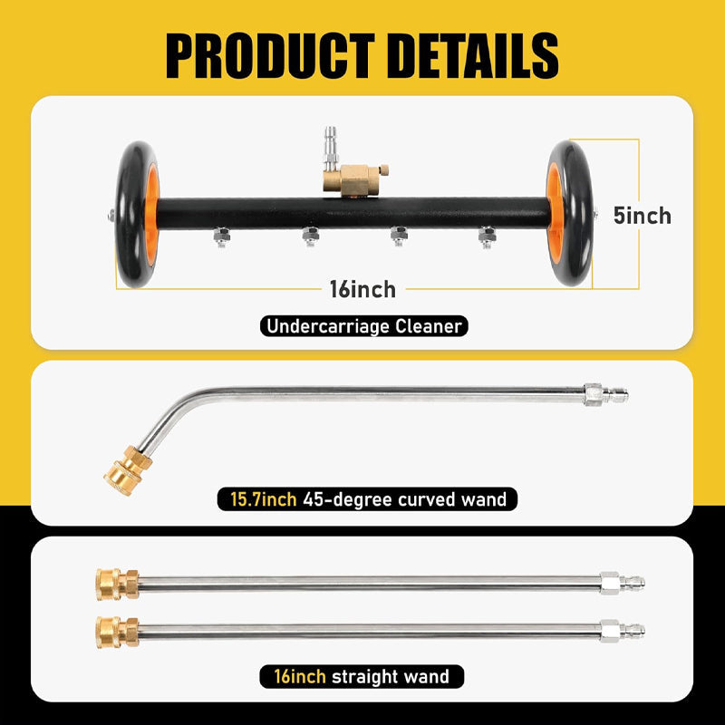 2-i-1 Trykk Understellsvasker