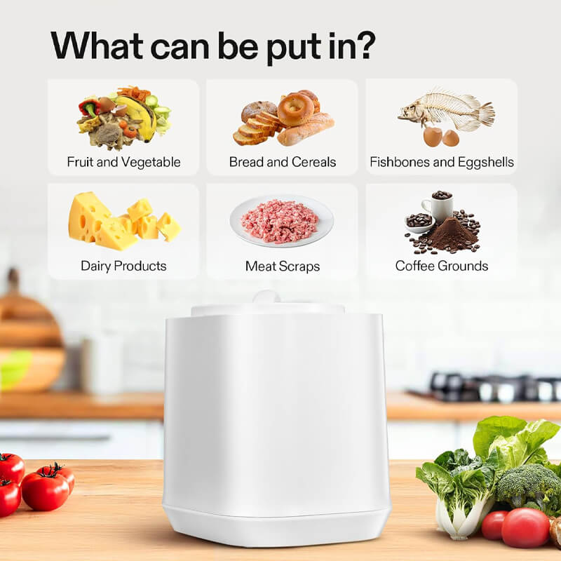 4L Elektrisk Kjøkkenkomposter