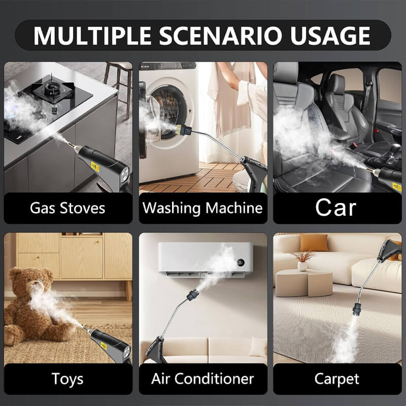 2500W Høytrykk Damprenser med Hansker