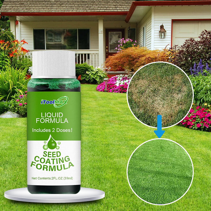 Flytende såing gressplen grønt spraysystem