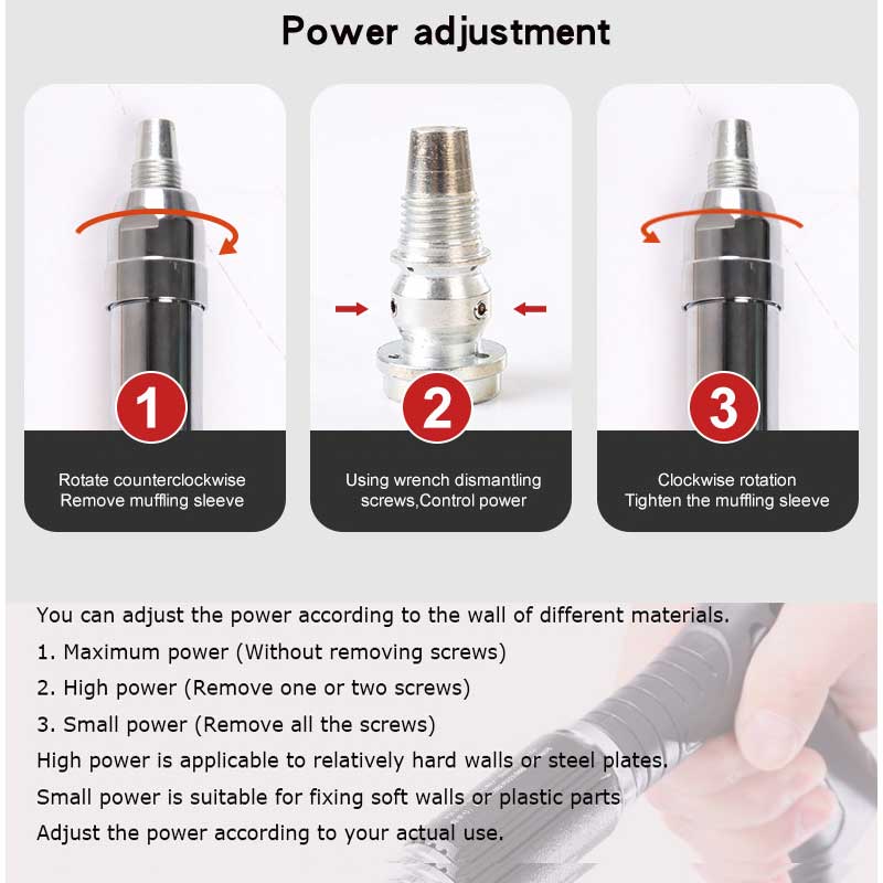 Mini Stål Spiker Pistoler Nagleverktøy