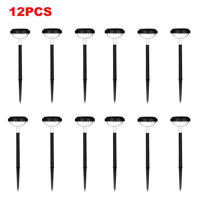 Solcelle hagelys med mandalamønster