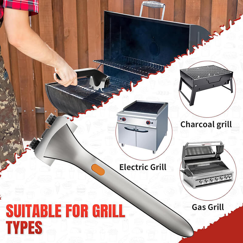 Elektrisk damp grillbørste