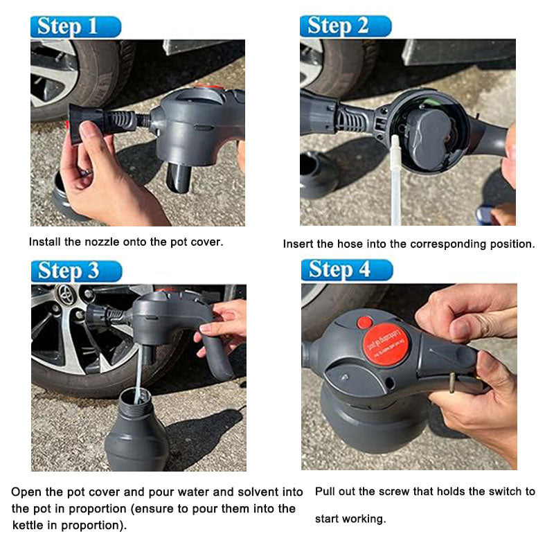 2L 12000RPM Elektrisk Skumsprøyte