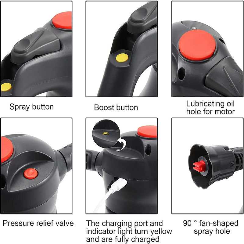 2L 12000RPM Elektrisk Skumsprøyte