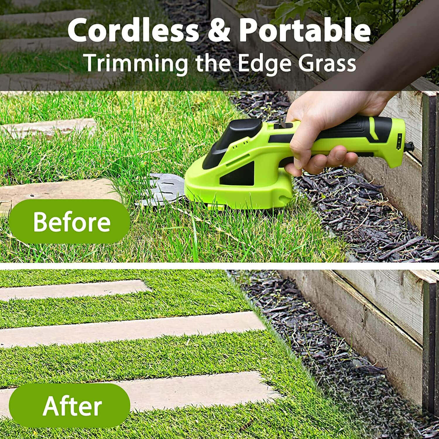 2 i 1 Trådløse Saks og Hekksaks