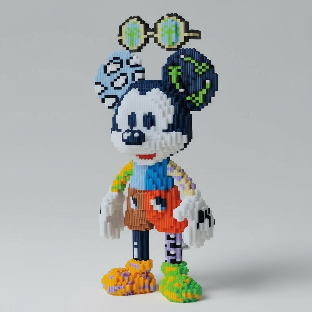 Fargerik mus | Byggeklosser